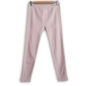 BULA High Waist Crop Ankle Stretch Pull-On Leggings Solid Pink Sz M